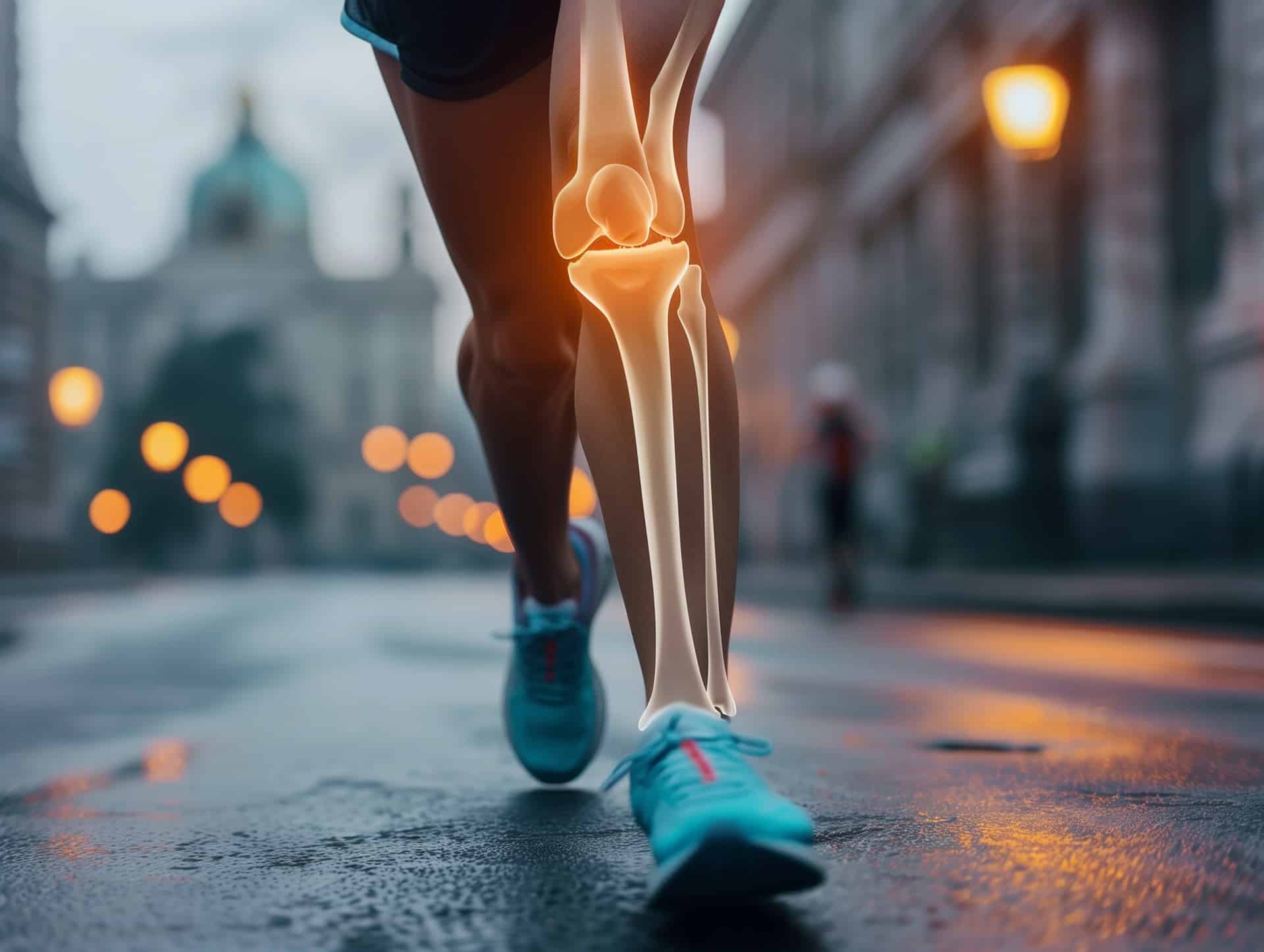 Kniegelenk beim Joggen im Fokus | Sportorthopäde Köln