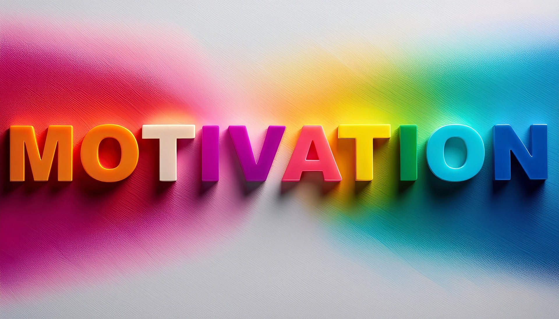Buntes Schriftzug Motivation als Symbol | Calisthenics